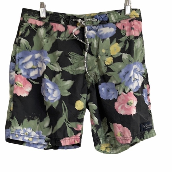 Urban Outfitters B. Cools floral Men’s Swim Trunks SZ 30 - Picture 1 of 4